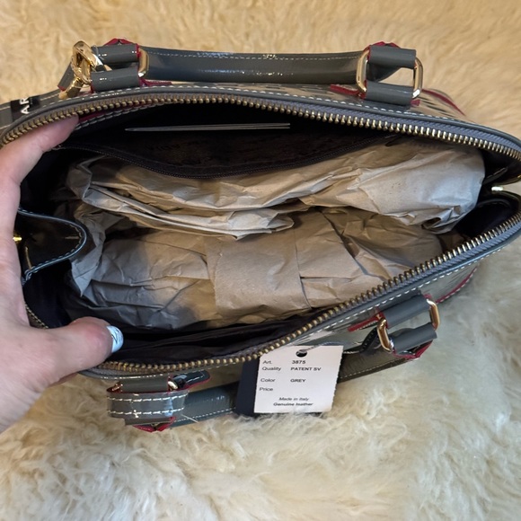 Arcadia leather satchel bag - Picture 9 of 11